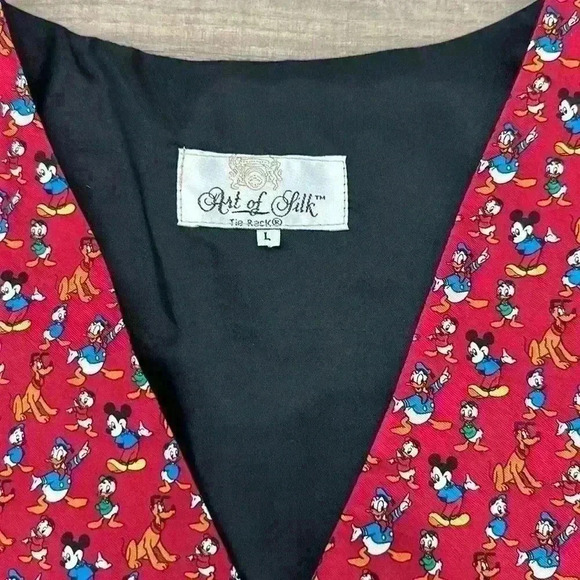 Vintage made in the UK Disney vest by Art of Silk size large - Picture 3 of 10